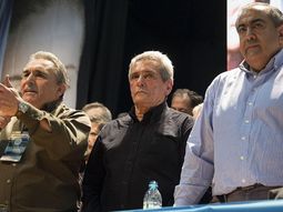 Juan Carlos Schmid, Carlos Acuña y Héctor Daer