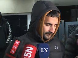 Fabián, padre de Thiago, el nene de 7 años baleado en la cabeza por un efectivo de la Policía Federal.