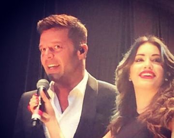 La euforia de Lali por cantar junto a Ricky Martín