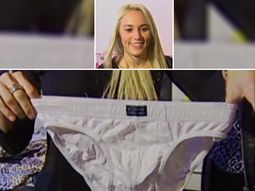 Rocío Oliva no podía hablar de Diego Maradona pero mostró un calzoncillo de él