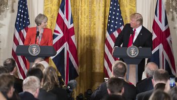 Theresa May y Donald Trump Theresa May y Donald Trump