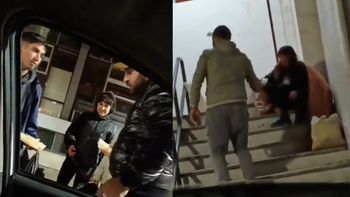 Una familia de Mar del Plata reparte comida a personas que viven en la calle Una familia de Mar del Plata reparte comida a personas que viven en la calle