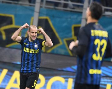 Rodrigo Palacio metió un gol en la victoria del Inter 