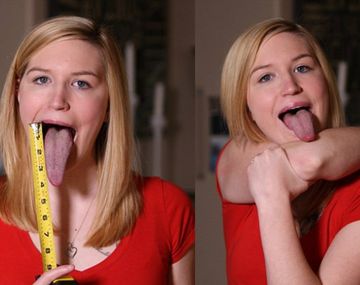 Tiene la lengua más larga del mundo