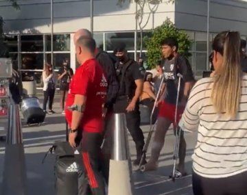 Así llegaba Robert Rojas al país