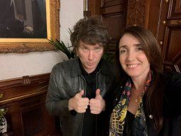 El presidente Javier Milei y la vicepresidente Victoria Villarruel