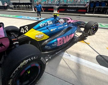 Franco Colapinto en el Gran Premio de Miami.&nbsp;