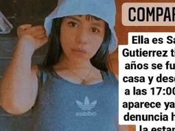 Buscan a Samira de 14 años en Virrey del Pino
