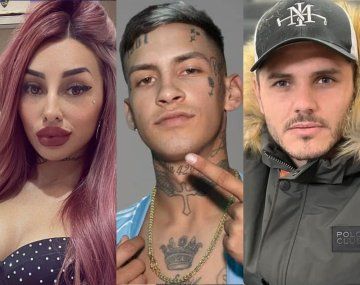 L-Gante y Tamara Báez sufrieron amenazas por parte de los fans de Icardi