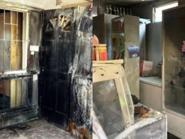 Video: incendió el almacén de su competencia en Lomas de Zamora y quedó escrachado
