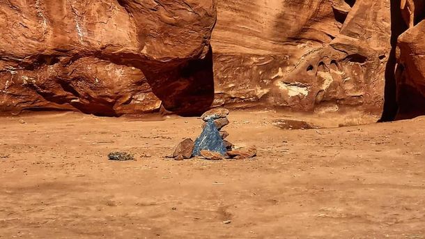 Estados Unidos: lo que quedó del monolito que se hizo viral