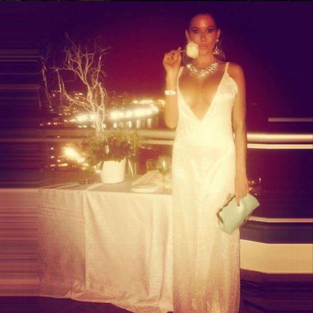 Karina Jelinek fue una de las figuras de la gala de Gente en Punta del Este