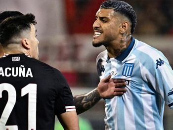 Atención Racing: el duro castigo que recibió Balboa por escupir al Huevo Acuña