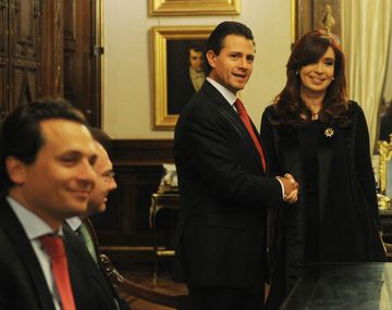 Cristina se reunió con el presidente electo de México