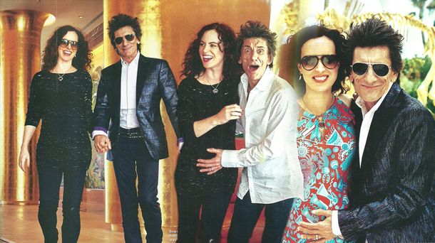 Ron Wood será padre de mellizas a los 69 años