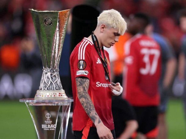 Tensión en Manchester United: Garnacho explotó tras la final y Amorim le contestó