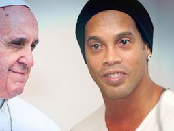 el papa francisco y ronaldinho anuncian nuevo partido por la paz en roma el papa francisco y ronaldinho anuncian nuevo partido por la paz en roma