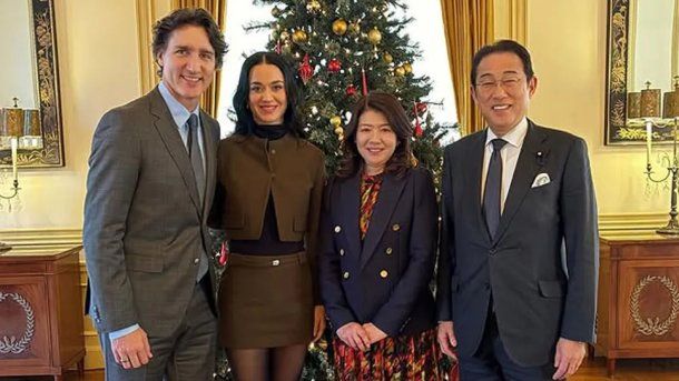 Katy Perry debutó en redes como Primera Dama junto a Justin Trudeau