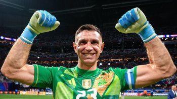 Dibu Martínez, el arquero de la Selección Argentina. Dibu Martínez, el arquero de la Selección Argentina.
