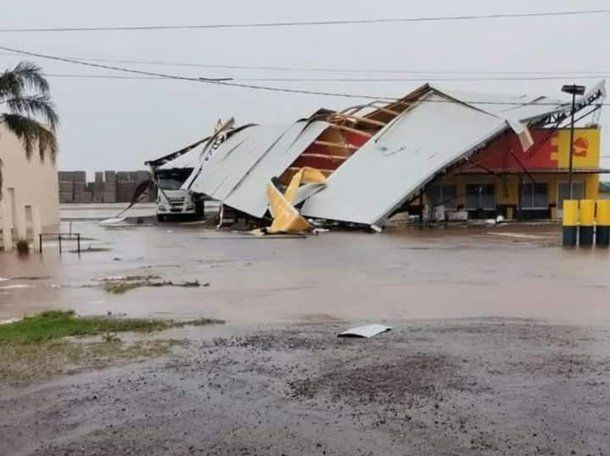 Córdoba: una cola de tornado azotó al pueblo Ordóñez