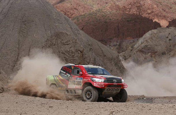 El Dakar atraviesa la 6° etapa en la altura de Uyuni