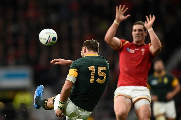 Los Springboks derrotaron a Gales y son semifinalistas