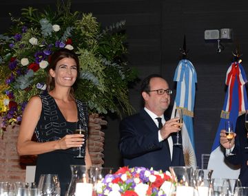 ¿Qué famosos estuvieron en la cena de Macri con Hollande?