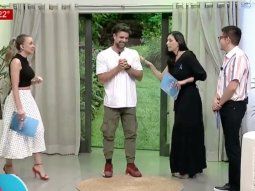 Luciano Castro, incómodo frente a conductora en Paraguay: Si es al revés...