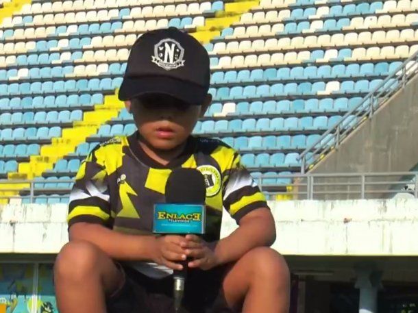 La tristeza de un nene por el cambio de la sede de Alianza Petrolera