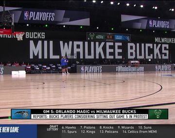 Boicot en la NBA: Milwaukee Bucks no salió a jugar