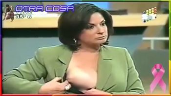 La conductora de Caso Cerrado mostró su pecho tras un cáncer de mama.&nbsp;