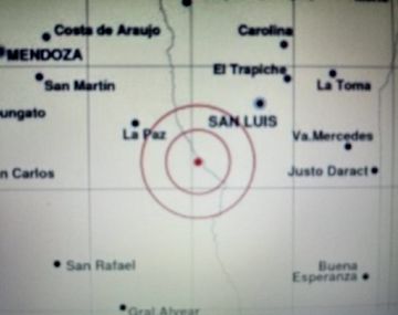 Un temblor sacudió a Mendoza y se sintió hasta en Capital y Gran Buenos Aires