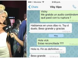 el whatsapp de vicky xipolitakis contra ottavis despues de separarse: es definitivo el whatsapp de vicky xipolitakis contra ottavis despues de separarse: es definitivo