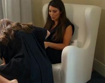 Kim Kardashian utilizó la leche de su hermana para curarse