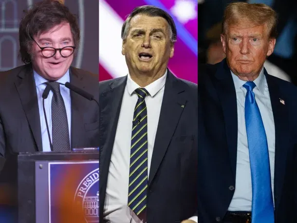 Donald Trump, Jair Bolsonaro y el líder de Vox felicitaron a Javier Milei