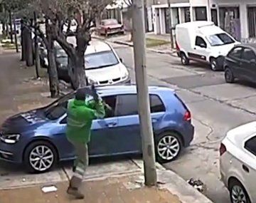 La impresionante actuación del barrendero frustró el robo&nbsp;