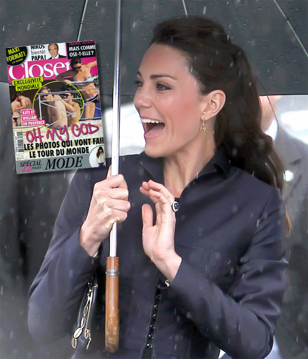 Kate Middleton en topless generó otro escándalo real