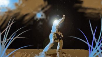 despues del samurai, un karateca se defendio a lo bruce lee en un asalto despues del samurai, un karateca se defendio a lo bruce lee en un asalto