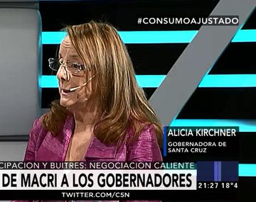 Alicia Kirchner: Hay una persecución contra Cristina