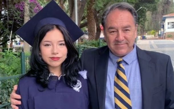 Matilda y su padrre, Pablo López. Matilda y su padrre, Pablo López.