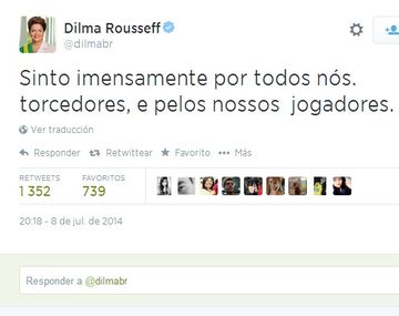 Dilma Rousseff: Estoy muy