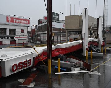 Tormenta en Ciudad y Provincia: derrumbes