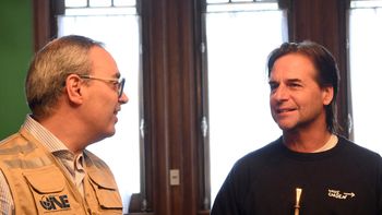 El presidente Luis Lacalle Pou fue censado en el marco de la encuesta poblacional en Uruguay. El presidente Luis Lacalle Pou fue censado en el marco de la encuesta poblacional en Uruguay.