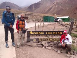 en menos de 12 horas,  escalo el aconcagua