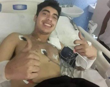 Gabriel Berón evoluciona de manera favorable. Foto: San Luis noticias