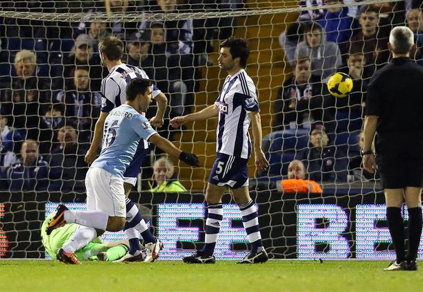 El Kun Agüero se anotó en la victoria del Manchester City