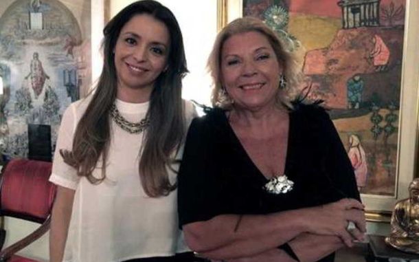 Mariana Zuvic y Elisa Carrió