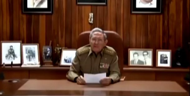 Raúl Castro anunció la muerte de Fidel