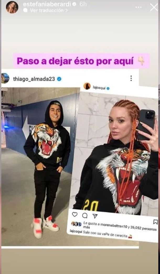 La Foto Que Comprueba El Romance Entre La Joaqui Y Thiago Almada