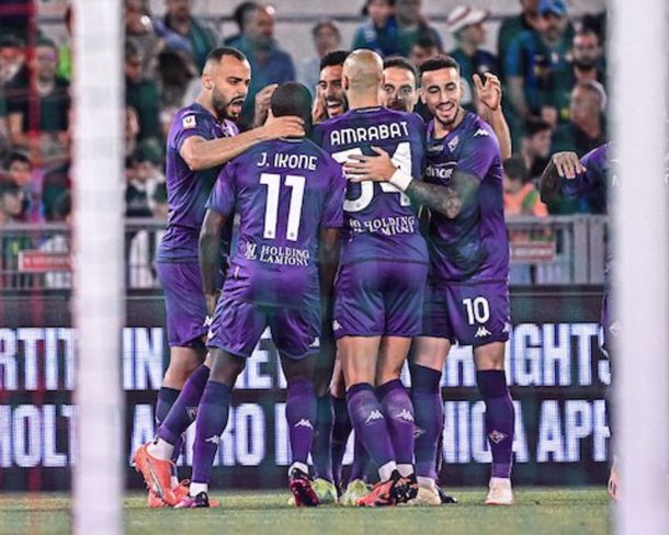 El gol de Nico González para el 1-0 de Fiorentina ante Inter en la final